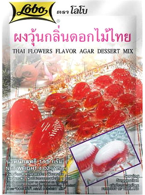 Agar Dessert Mix - Thai Flowers Flavour - LOBO
