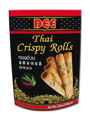 Thai Crispy Rolls (Thong Muan) - Pandan Flavour - DEE
