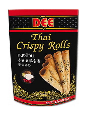 Thai Crispy Rolls (Thong Muan) - Taro Flavour - DEE