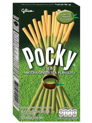 Pocky Biscuit Snack - Matcha Green Tea Flavour - GLICO