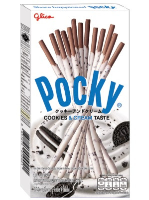 Pocky Biscuit Snack - Cookies & Cream Flavour - GLICO