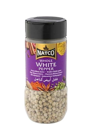 Whole White Pepper 100g - NATCO