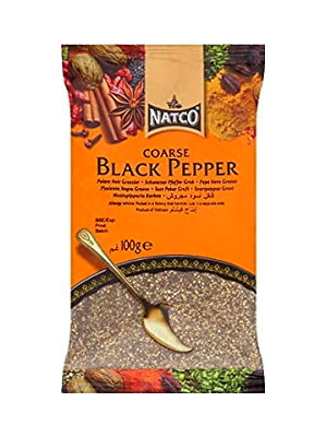 Coarse Black Pepper 100g (refill) - NATCO