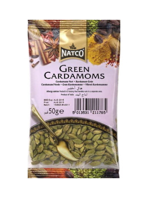 Green Cardamoms 50g (refill) - NATCO