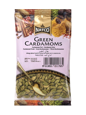 Green Cardamoms 100g (refill) - NATCO
