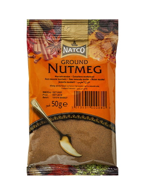 Ground Nutmeg 50g (refill) - NATCO