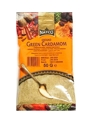 Ground Green Cardamom 50g (refill) - NATCO