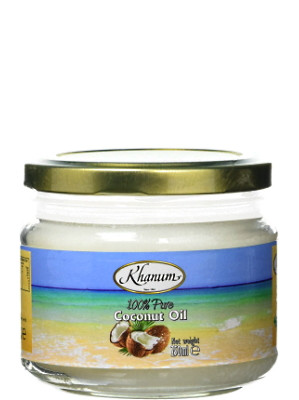100% Pure Coconut Oil 250ml - KHANUM