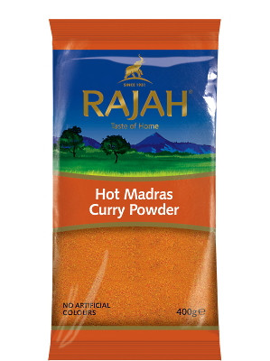 Hot Madras curry Powder 400g - RAJAH