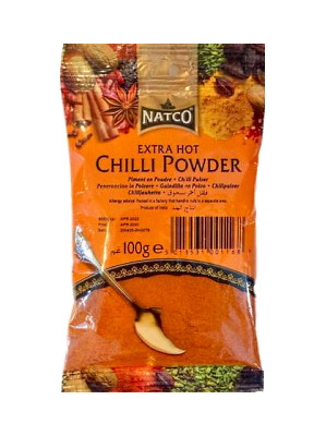 Extra Hot Chilli Powder 100g (refill) - NATCO