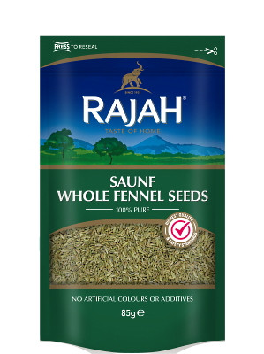 Whole Fennel Seeds 85g Stand-up Pouch - RAJAH