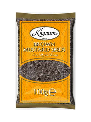 Brown Mustard Seeds 100g - KHANUM