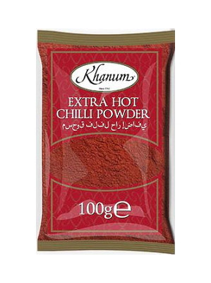 Extra-Hot Chilli Powder 100g - KHANUM
