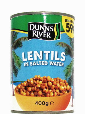 Lentils in Salted Water - DUNN'S RIVER