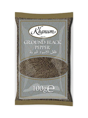 Ground Black Pepper 100g - KHANUM