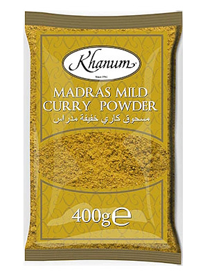 Madras Mild Curry Powder 400g - KHANUM