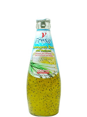Lemongrass Drink with Basil Seed - V-FRESH