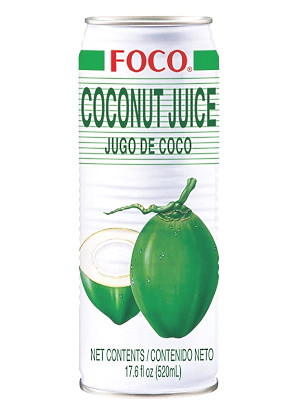 Coconut Juice with Pulp 520ml - FOCO