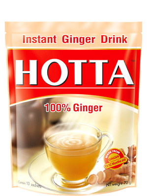 100% Instant Ginger Drink 10x7g - HOTTA