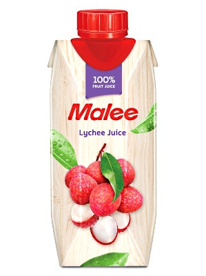100% Lychee Juice 330ml - MALEE 