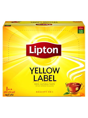 YELLOW LABEL Teabags x100 – LIPTON 