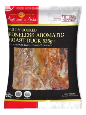 Whole Thai Seasoned Roasted Deboned Duck 10x650g - CP