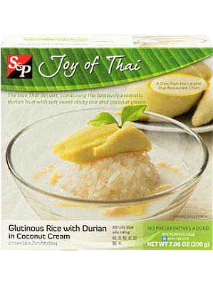 Glutinous Rice with Durian in Coconut Cream - S&P