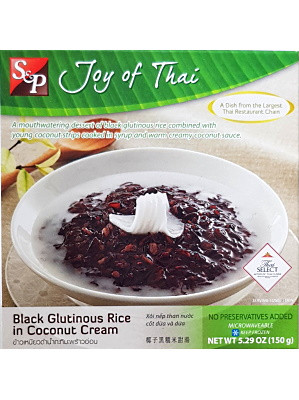 Black Glutinous Rice in Coconut Cream - S&P