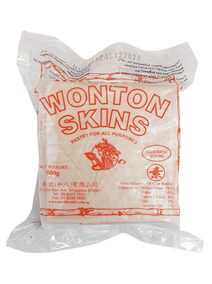 Wonton Skins 500g – NORTH SOUTH 