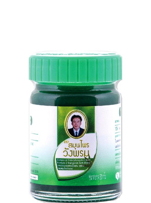 Pain & Swelling Relief Balm (green) 50g - WANGPHROM