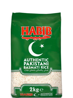 Pakistani Basmati Rice 2kg - HABIB