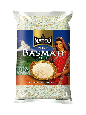 Pure Indian Basmati Rice 1kg - NATCO