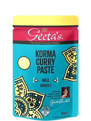 Korma Curry Paste (Mild) - GEETA'S