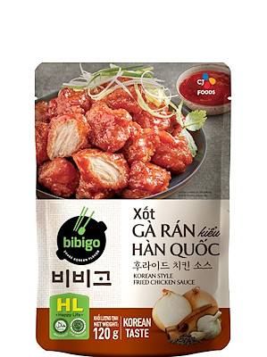 Korean-style Fried Chicken Sauce - Sweet & Mild 120g - BIBIGO