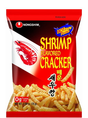 Shrimp Flavoured Crackers - Hot & Spicy - NONG SHIM