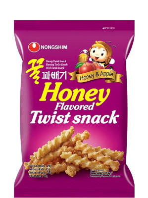 Honey Flavoured Twist Snack - NONG SHIM