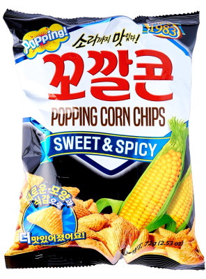 KOKAL Popping Corn Snack - Sweet & Spicy - LOTTE
