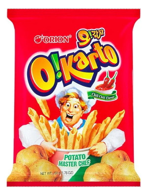 Korean Oh! Karto Chili Chili Flavour Potato Chips - ORION