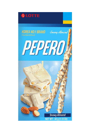 PEPERO - Snowy Almond - LOTTE