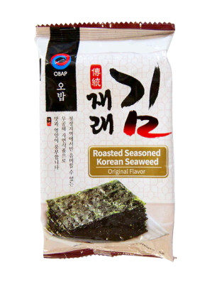 Roasted Seasoned Korean Seaweed Snack - OBAP