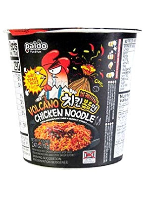    VOLCANO Chicken Flavour Noodles CUP - PALDO  