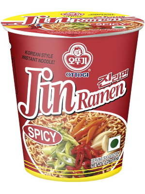 JIN (cup) Ramen - Spicy - OTTOGI