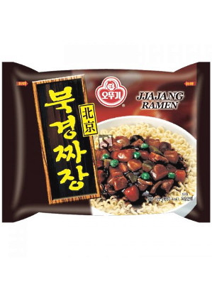 JJAJANG (Black Bean Sauce Flavour) Instant Noodles - OTTOGI