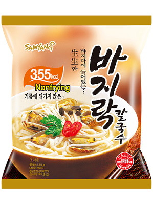 KALGUGSU Assorted Clam Flavour Noodle Soup - SAMYANG