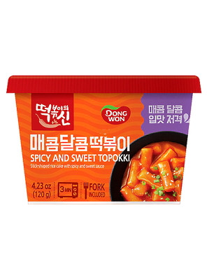 MICROWAVEABLE Spicy & Sweet Topokki - DONGWON