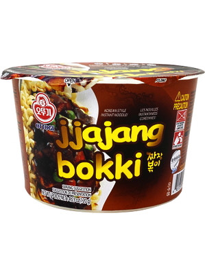 JJAJANG BOKKI Black Bean Sauce BOWL Noodles - OTTOGI