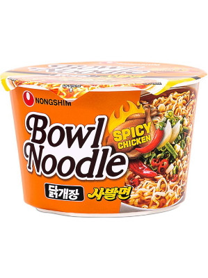 BOWL Noodle - Spicy Chicken Flavour 100g - NONG SHIM