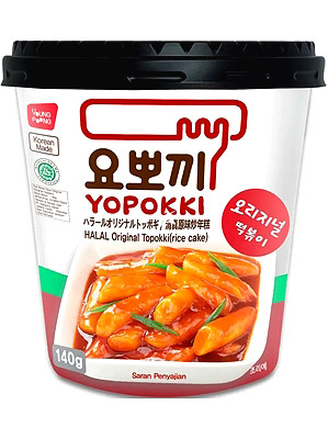 Topokki (rice cakes) - Original (HALAL) - YOPOKKI