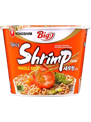 BIG BOWL Noodle Soup - Spicy Shrimp Flavour - NONG SHIM