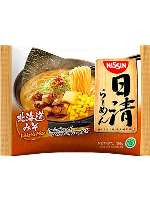 Instant Ramen - Hokkaido Miso Flavour - NISSIN